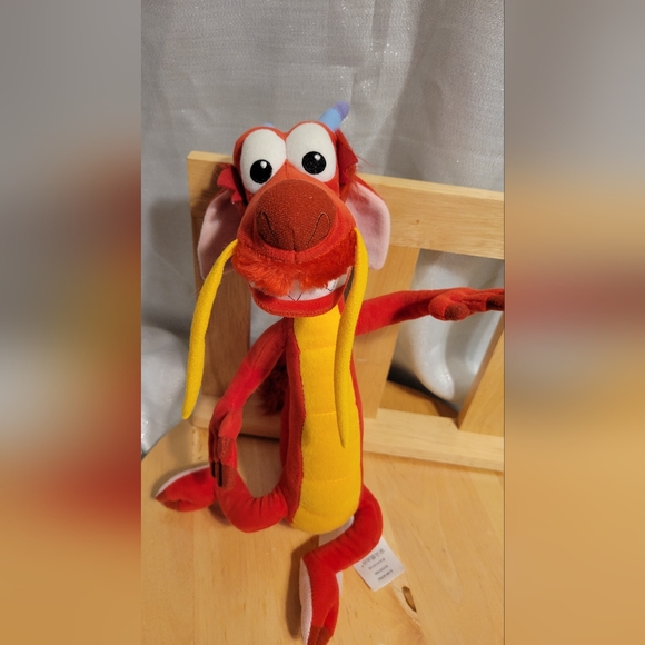 Original Disney Store Mulan Mushu Dragon Plush Stuffed Animal - Picture 7 of 14
